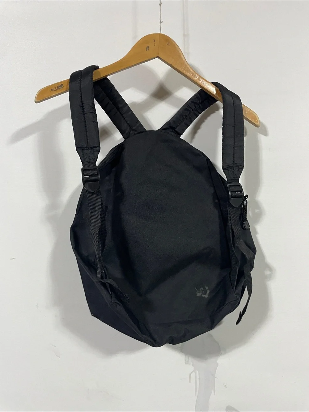 Dickies Black Canvas Daypack with Front Zip Pocket